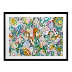 Cheapest 🛒 Urban Road Tutti Frutti Print Black Frame 🌟