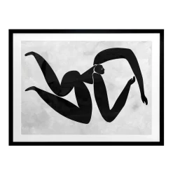 Best deal 🥰 Urban Road Lydia Cut-Out IV Print Black Frame ⌛