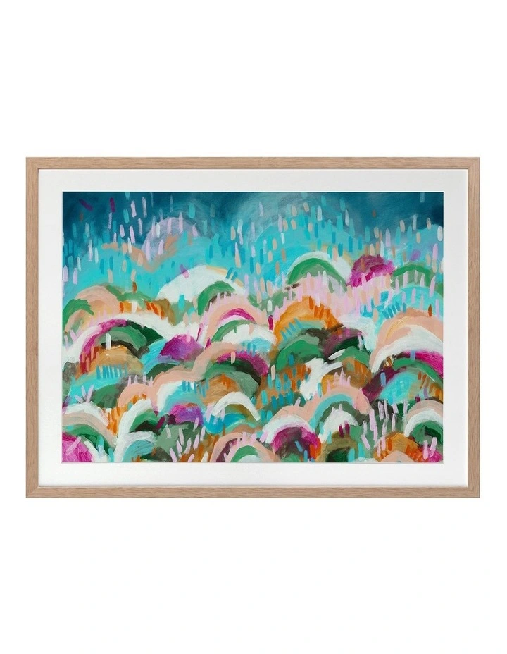 Cheapest ???? Urban Road Rainbow Hills Print Oak Frame ???? 3 Cheapest ???? Urban Road Rainbow Hills Print Oak Frame ????
