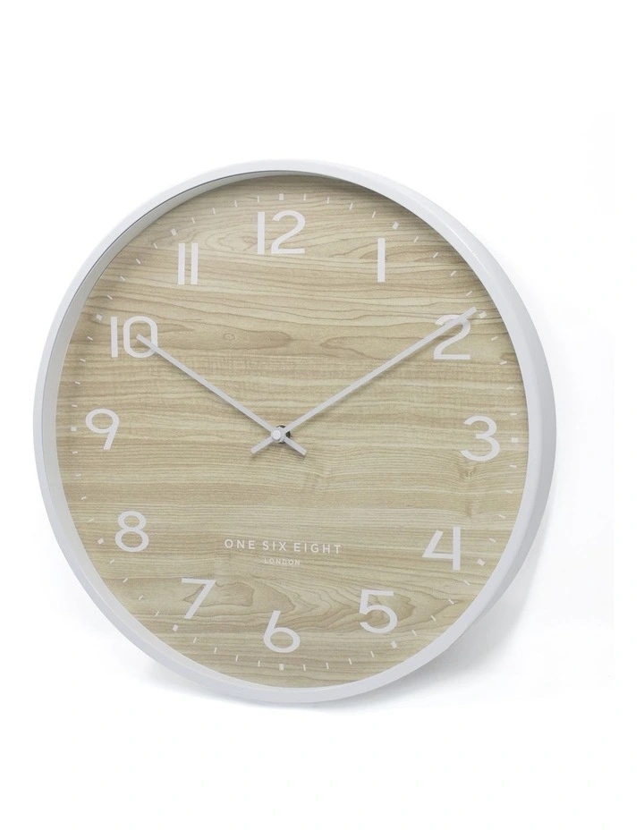 Wholesale ???? One Six Eight London Taylor 40cm Silent Wall Clock In White ???? 4 Wholesale ???? One Six Eight London Taylor 40cm Silent Wall Clock In White ???? - Image 2