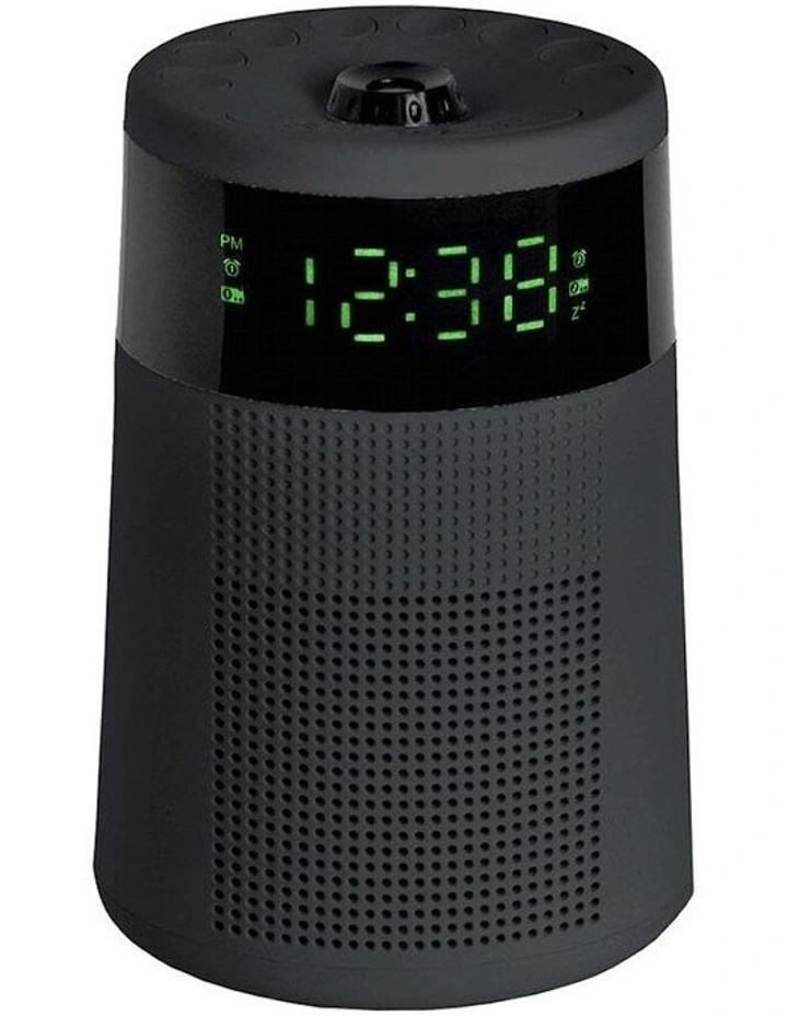 Coupon ๐ Lenoxx Sleek Projector Alarm Clock & Radio In Black ๐