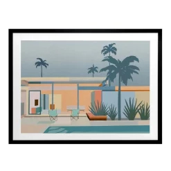Cheap ✨ Urban Road Serenity Street Print Black Frame 👍