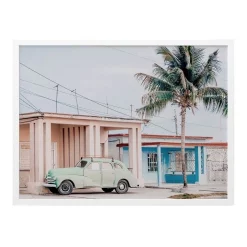 Best Pirce 🔥 Urban Road Pastel La Palma Print White Frame ✨