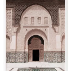 Buy 🌟 Urban Road Moroccan Pool Print White Frame 🥰