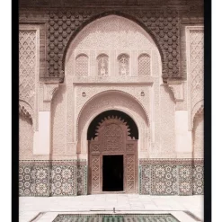 Brand new 🤩 Urban Road Moroccan Pool Print Black Frame 🧨