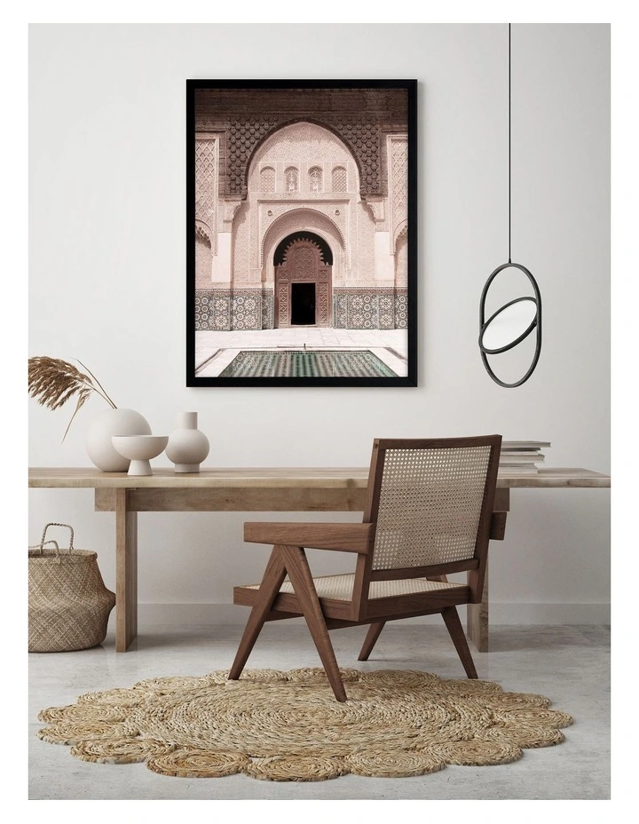 Brand new ๐คฉ Urban Road Moroccan Pool Print Black Frame ๐งจ - Image 2
