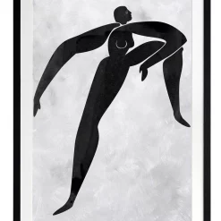 Deals ⭐ Urban Road Lydia Cut-Out II Print Black Frame ✨