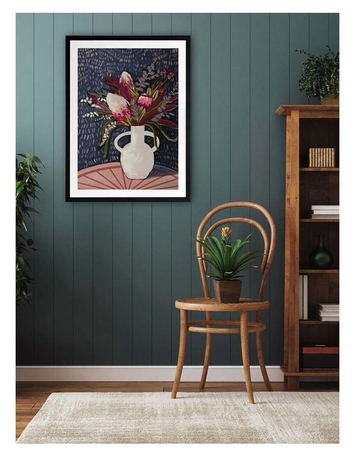 Budget ๐ Urban Road Flora Australis Print Black Frame ๐งจ - Image 2