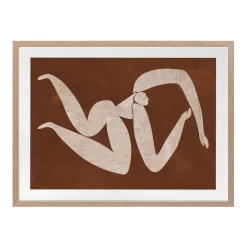 Flash Sale 🥰 Urban Road Caroline Cut-Out IV Print Oak Frame 🎁