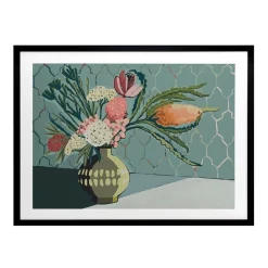 Best Pirce 😉 Urban Road Bring Me Flowers Print Black Frame ❤️