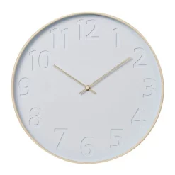 Top 10 👍 Cooper & Co Anders Round Silent Non-Ticking Wall Clock 40cm In White 🔥