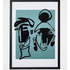 Buy π Vue Ritual Abstract Ladies Wall Art 62x3x44.6cm In Black/Wasabi π