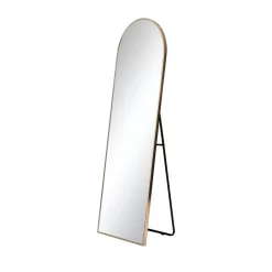 Coupon 🌟 Cooper & Co Cindy Arched Standing Full Length Mirror 165cm Gold ⌛