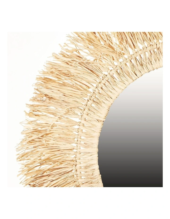 Outlet π Cooper & Co Reed Wall Mirror 73cm In Natural β¨ - Image 4