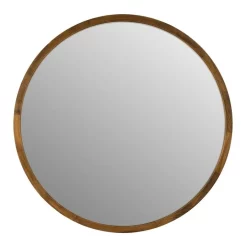 Promo ⭐ One Six Eight London Tina 80cm Dark Solid Wood Mirror 🎉