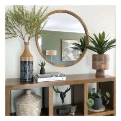 Promo ⭐ One Six Eight London Tina 80cm Dark Solid Wood Mirror ???? -Umbra Sales Store unnamed file 1404