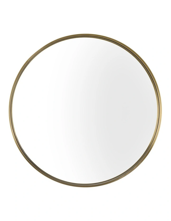 Budget β¨ One Six Eight London GEMMA Stainless Steel Mirror 80cm In Champagne Gold π