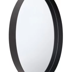 Hot Sale ⭐ One Six Eight London GEMMA Stainless Steel Mirror 60cm In Black 🛒