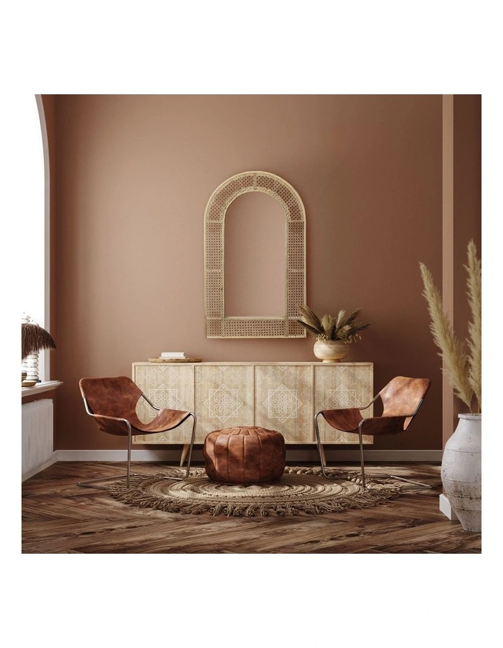 Budget ⭐ Cooper & Co Rattan Wall Mirror 90cm In Natural ⌛ 4 Budget ⭐ Cooper & Co Rattan Wall Mirror 90cm In Natural ⌛ - Image 2