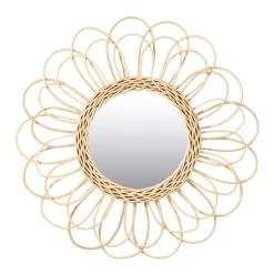 Budget ???? Cooper & Co Baja Wall Mirror 55cm In Natural ❤️