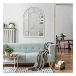 Cheap ???? Cooper & Co Vault Arched Iron Mirror In White ???? -Umbra Sales Store unnamed file 1495