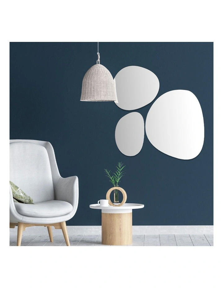 Best deal ???? Cooper & Co Frameless Pebble Mirror Tiles Set Of 3 In Silver ⌛ 8 Best deal ???? Cooper & Co Frameless Pebble Mirror Tiles Set Of 3 In Silver ⌛ - Image 6