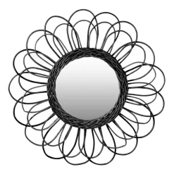 Best deal ???? Cooper & Co Baja Willow Wall Mirror 55cm In Black ✔️