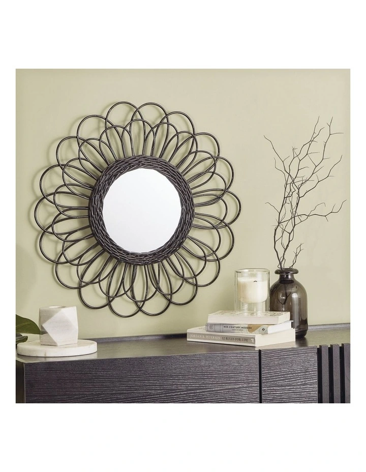 Best deal ???? Cooper & Co Baja Willow Wall Mirror 55cm In Black ✔️ 4 Best deal ???? Cooper & Co Baja Willow Wall Mirror 55cm In Black ✔️ - Image 2
