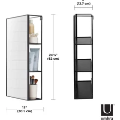 Flash Sale ???? Umbra Cubiko Mirror 30x13x62cm In Black ???? 3 Flash Sale ???? Umbra Cubiko Mirror 30x13x62cm In Black ???? -Umbra Sales Store unnamed file 1524