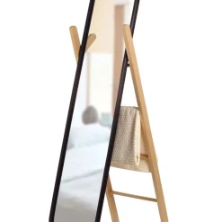 Promo ???? Umbra Hub Floor Mirror In Black/Natural ✨ -Umbra Sales Store unnamed file 1535