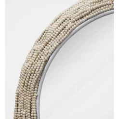 Buy ???? Heritage Mireille Wooden Beaded Mirror 90Cm In Sand ???? -Umbra Sales Store unnamed file 1540