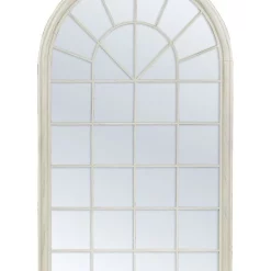 Wholesale ???? Cooper & Co Dome Large Arch Iron Indoor Outdoor Mirror Antique White ????