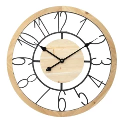 Deals ❤️ Toki Charles 60cm Silent Wall Clock 😍