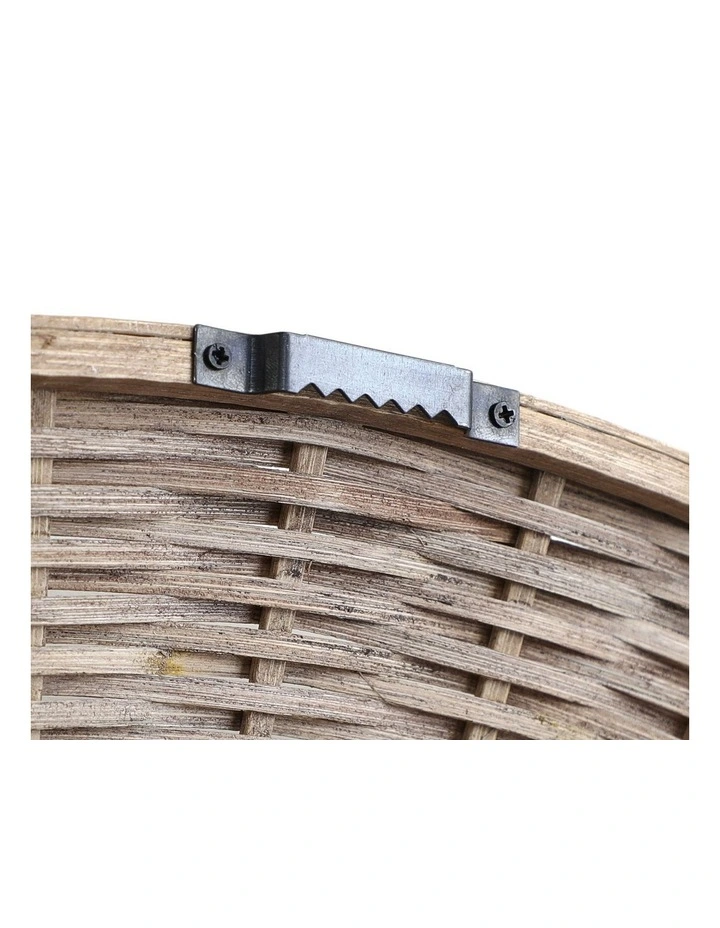 Hot Sale π Cooper & Co Moonah Round Rattan Wall Mirror 90cm In Natural β€οΈ - Image 7