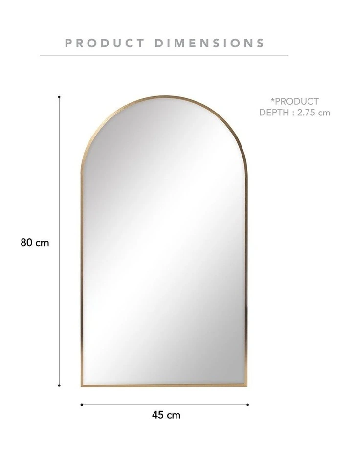 Naomi Arched Wall Mirror 80cm in Gold Flash Sale ???? Cooper & Co Naomi Arched Wall Mirror 80cm In Gold ⭐ -Umbra Sales Store unnamed file 1595