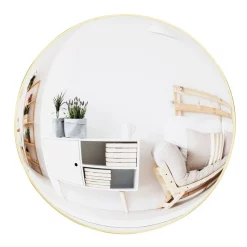 Deals 🔥 Umbra Convexa Mirror 58cm In Brass 😀