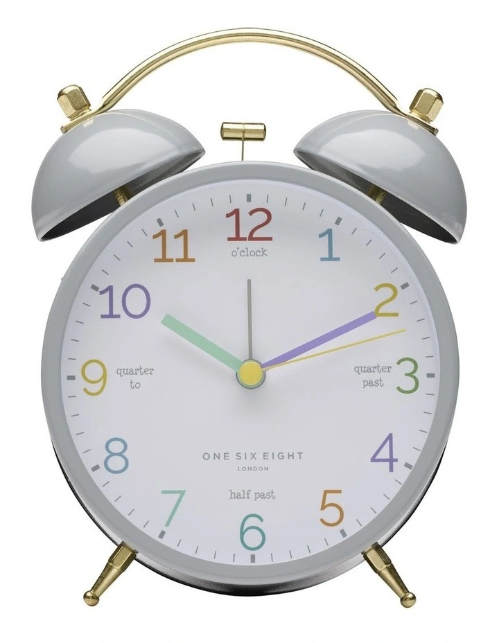 Wholesale ???? One Six Eight London Learn The Time Alarm Clock Grey ???? 3 Wholesale ???? One Six Eight London Learn The Time Alarm Clock Grey ????