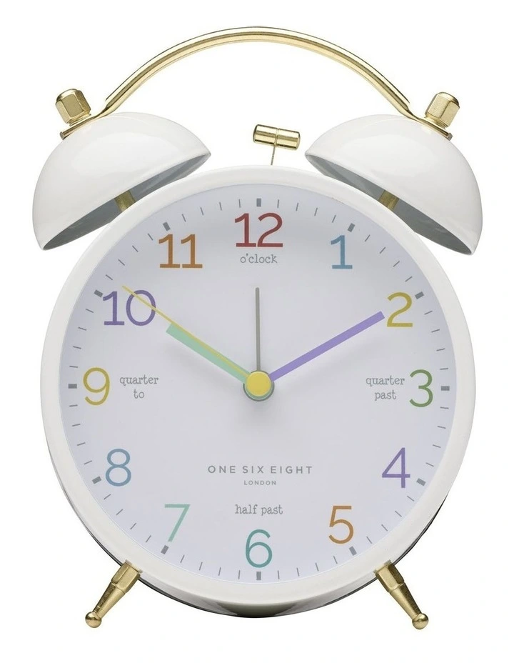 Best reviews of βοΈ One Six Eight London Learn The Time White Alarm Clock White π€©