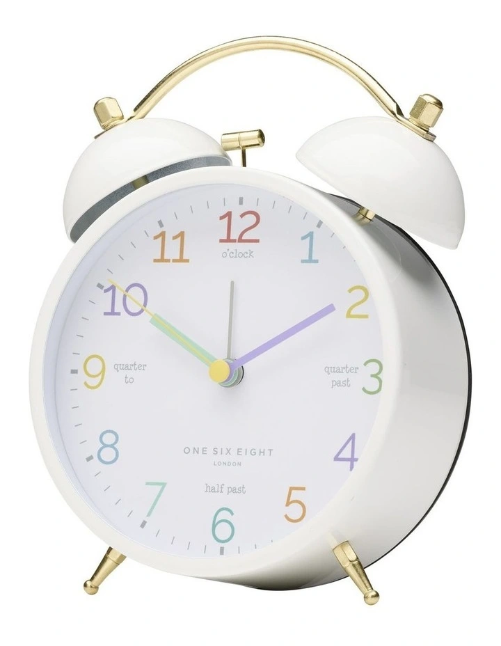 Best reviews of βοΈ One Six Eight London Learn The Time White Alarm Clock White π€© - Image 2