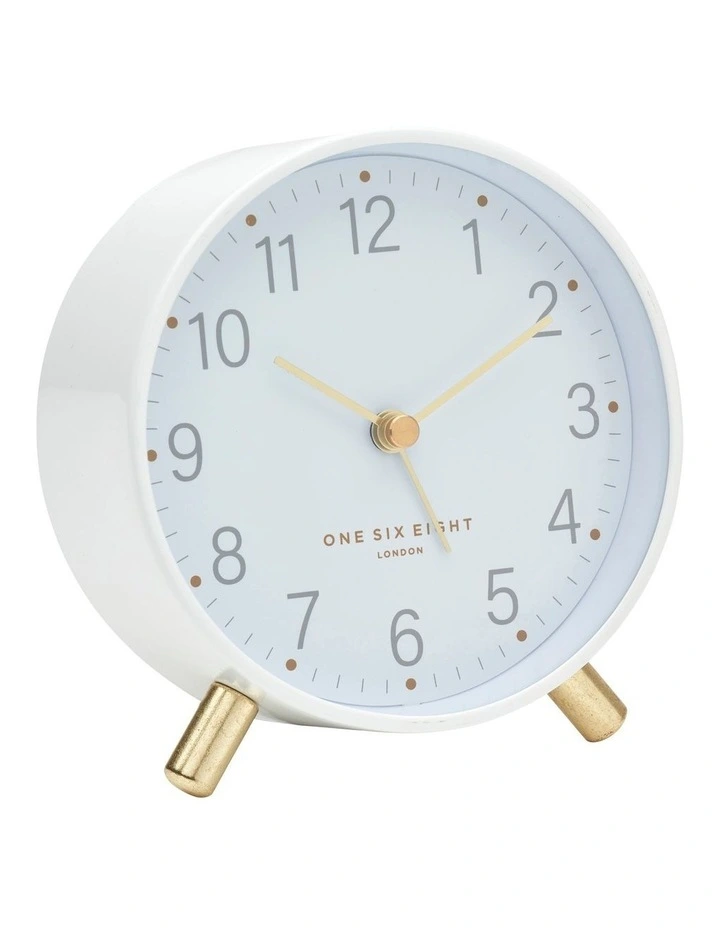 Deals ???? One Six Eight London Maisie White Silent Alarm Clock ???? 3 Deals ???? One Six Eight London Maisie White Silent Alarm Clock ????