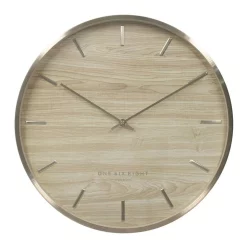 Wholesale 🎁 One Six Eight London Avalon 40cm Wooden Silent Wall Clock In Brown 🔔