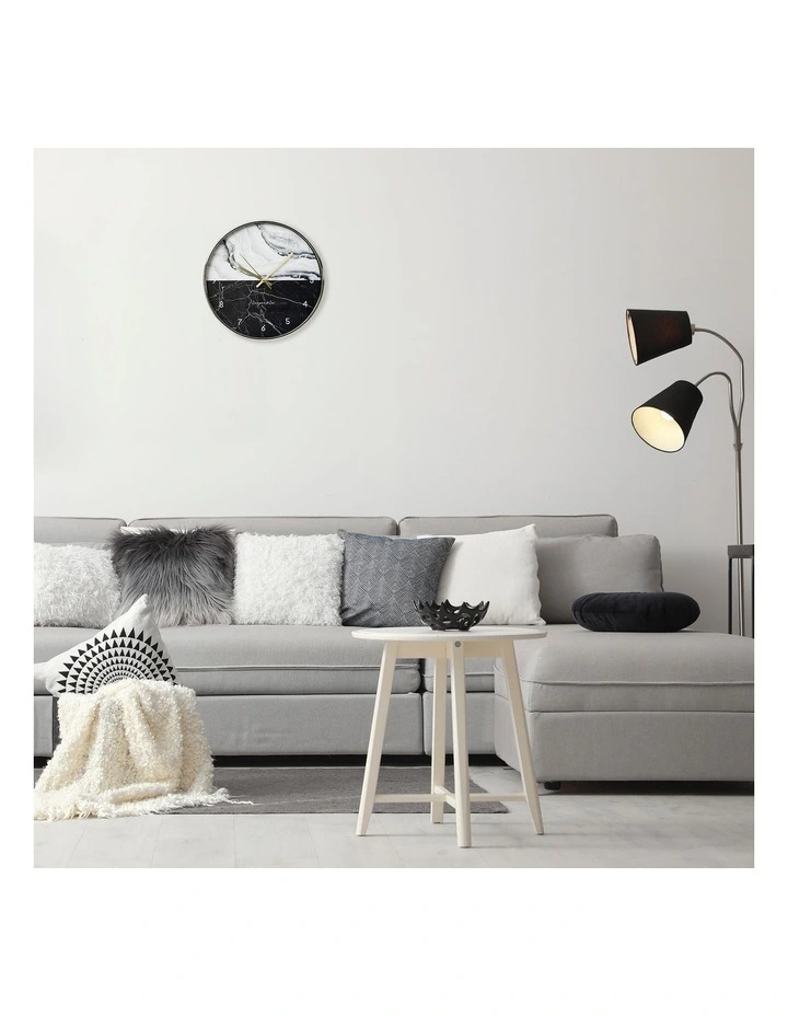 Hot Sale ๐ Cooper & Co Luca Round Silent Non-Ticking Wall Clock 30cm In Multi ๐งจ - Image 2