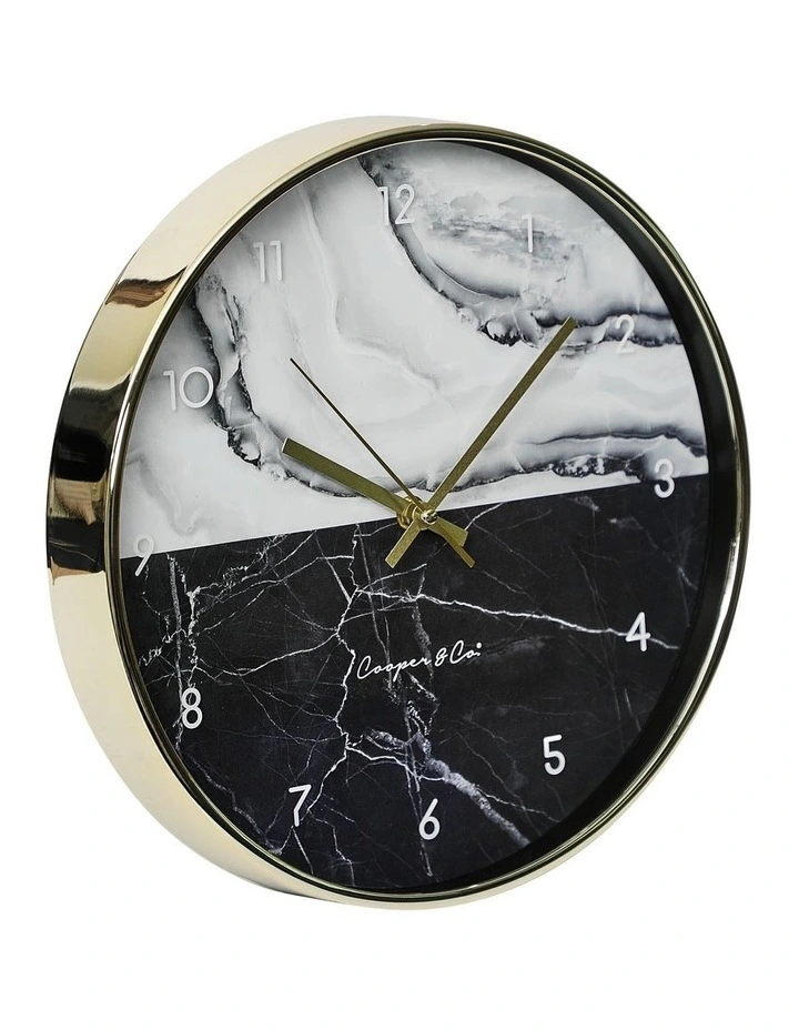 Hot Sale ๐ Cooper & Co Luca Round Silent Non-Ticking Wall Clock 30cm In Multi ๐งจ - Image 7