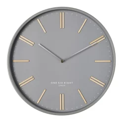 Budget 👏 One Six Eight London Esme 40Cm Grey Silent Wall Clock 😉