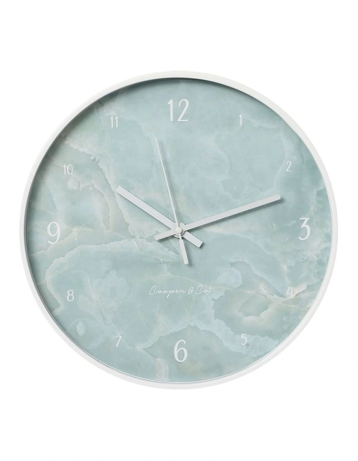 Buy ???? Cooper & Co Azra Round Silent Non-Ticking Wall Clock 30cm In Mint ???? 3 Buy ???? Cooper & Co Azra Round Silent Non-Ticking Wall Clock 30cm In Mint ????