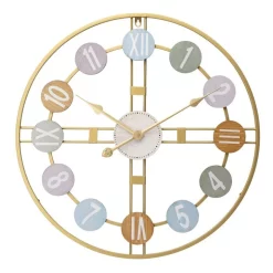 Wholesale โญ Toki Dana Charcoal Silent Wall Clock 60cm In Multi ๐