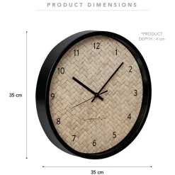 Cheapest ???? Cooper & Co Roma Round Silent Non-Ticking Wall Clock 35cm In Natural/Black ???? 11 Cheapest ???? Cooper & Co Roma Round Silent Non-Ticking Wall Clock 35cm In Natural/Black ???? -Umbra Sales Store unnamed file 316