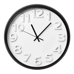 Budget 🤩 Cooper & Co Alexis Round Silent Non-Ticking Wall Clock 35cm In White 🔔