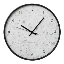 Deals 😀 Cooper & Co Siena Round Silent Non-Ticking Wall Clock 30cm In Black ❤️