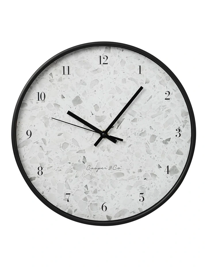 Deals ???? Cooper & Co Siena Round Silent Non-Ticking Wall Clock 30cm In Black ❤️ 3 Deals ???? Cooper & Co Siena Round Silent Non-Ticking Wall Clock 30cm In Black ❤️